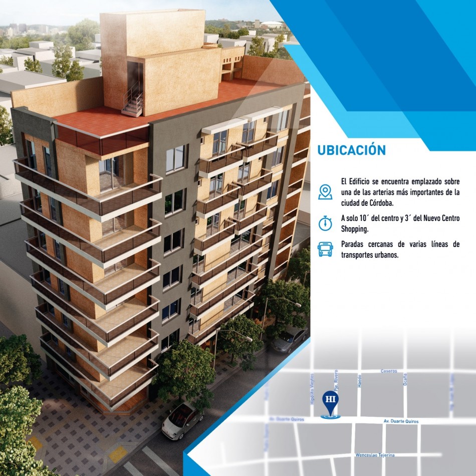 Zona Nuevocentro S/duarte Quiros 2100 a Estrenar Muy Amplio Externo con Balcon