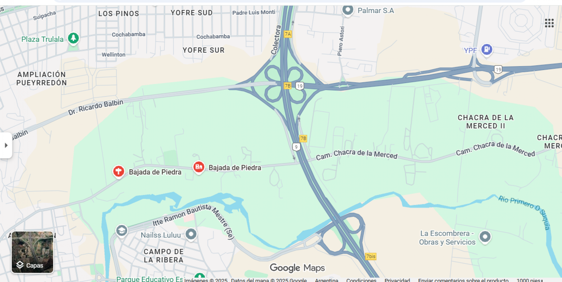 9has Sobre Colectora Enttre R19 y Bajada de Piedra Dentro de Circunvalacion Facil Acceso Al Centro